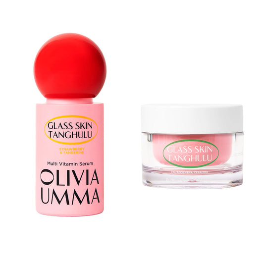 multivitamin serum and a pudding calming cream