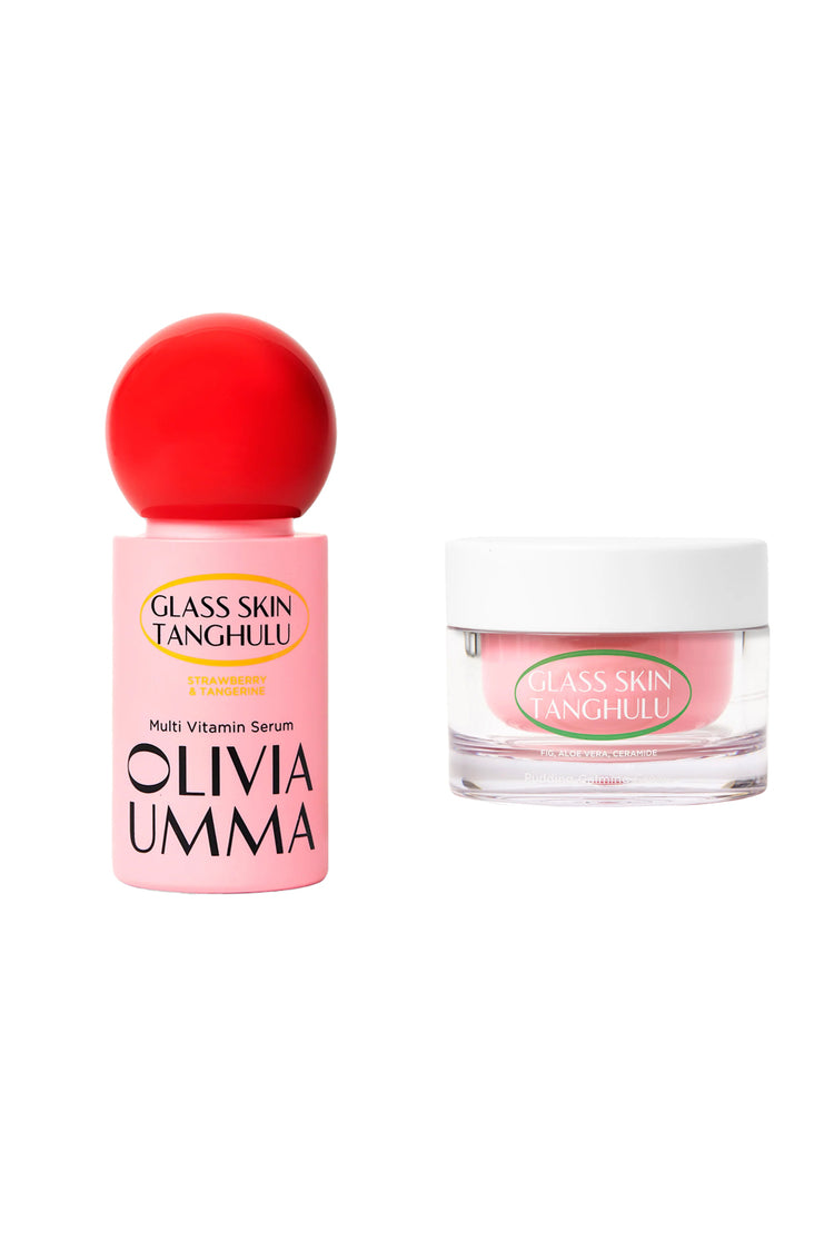 multivitamin serum and a pudding calming cream