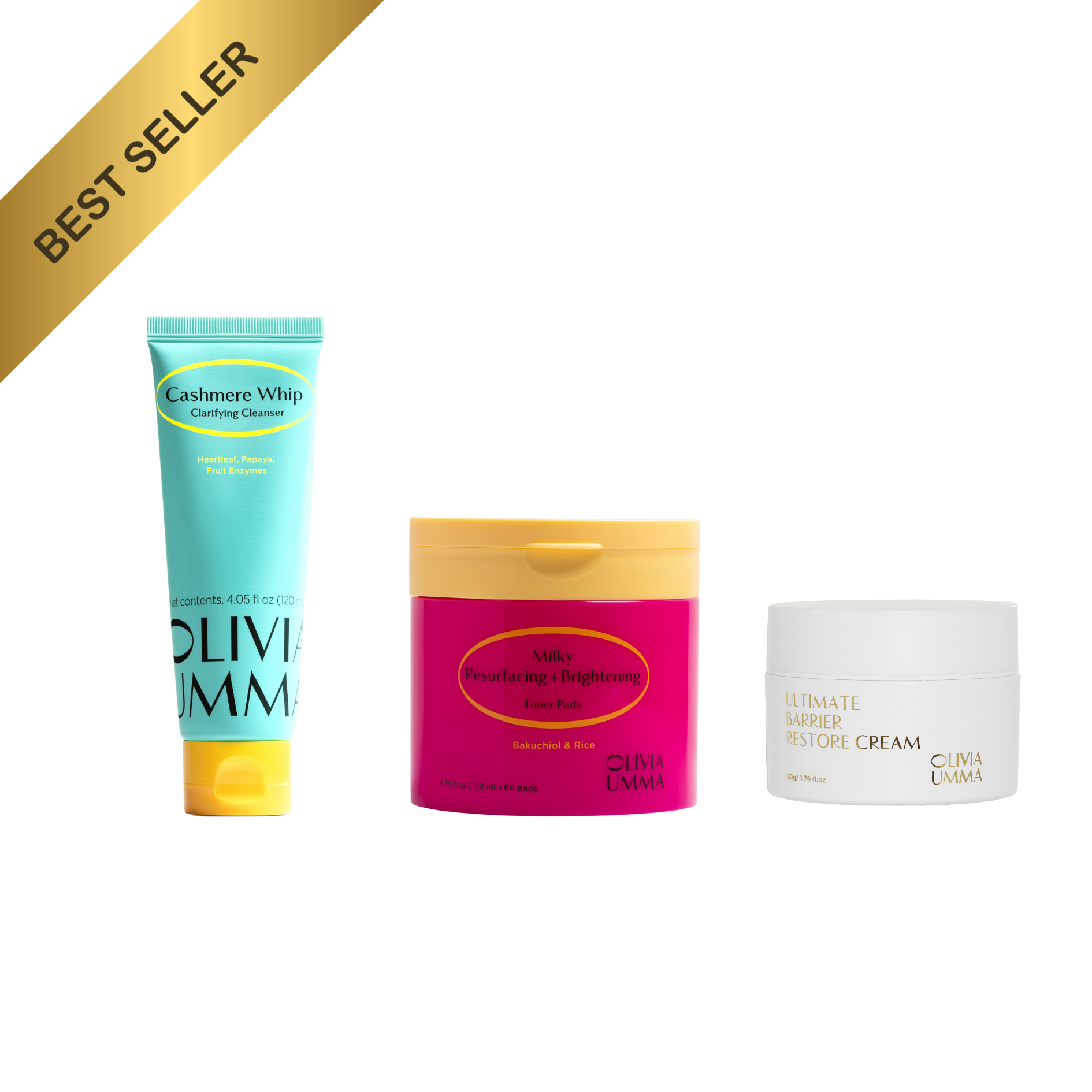 ☆ はむ様│クリーム&ローション　、エマルジョン Resurfacing + Brightening Routine Set – Oliviaumma