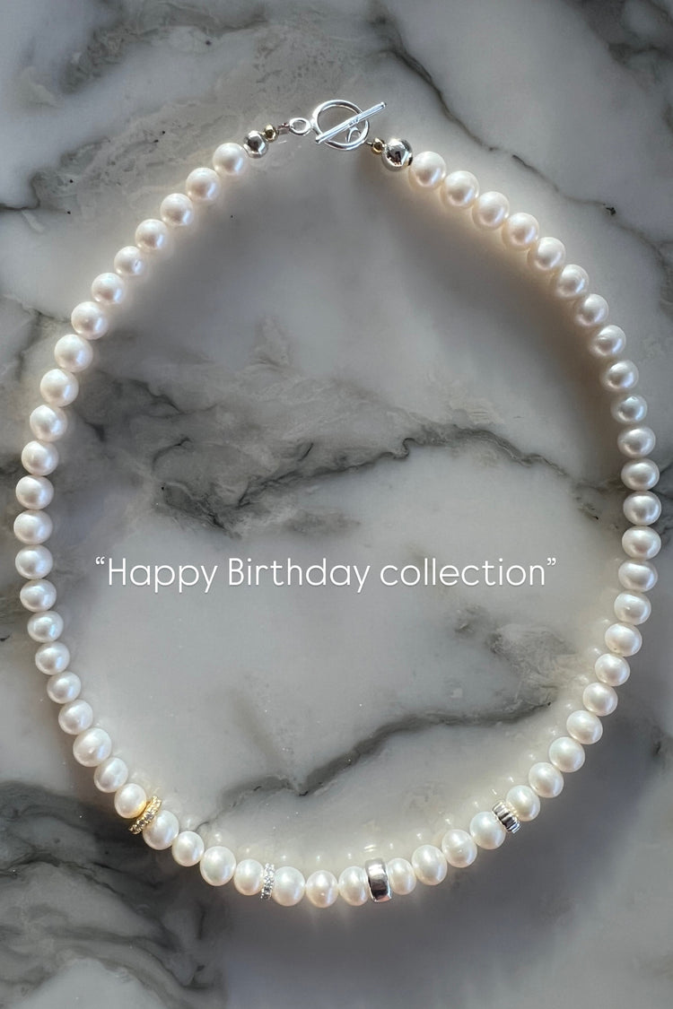 Happy Birthday Pearl Necklace