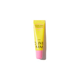 A yellow tube of lip balm with a pink cap labeled 'GLASS SKIN TANGHULU LIPTOX GUAVA'.