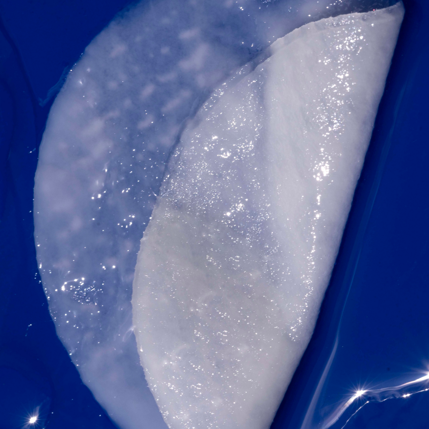 toner pads on a blue background